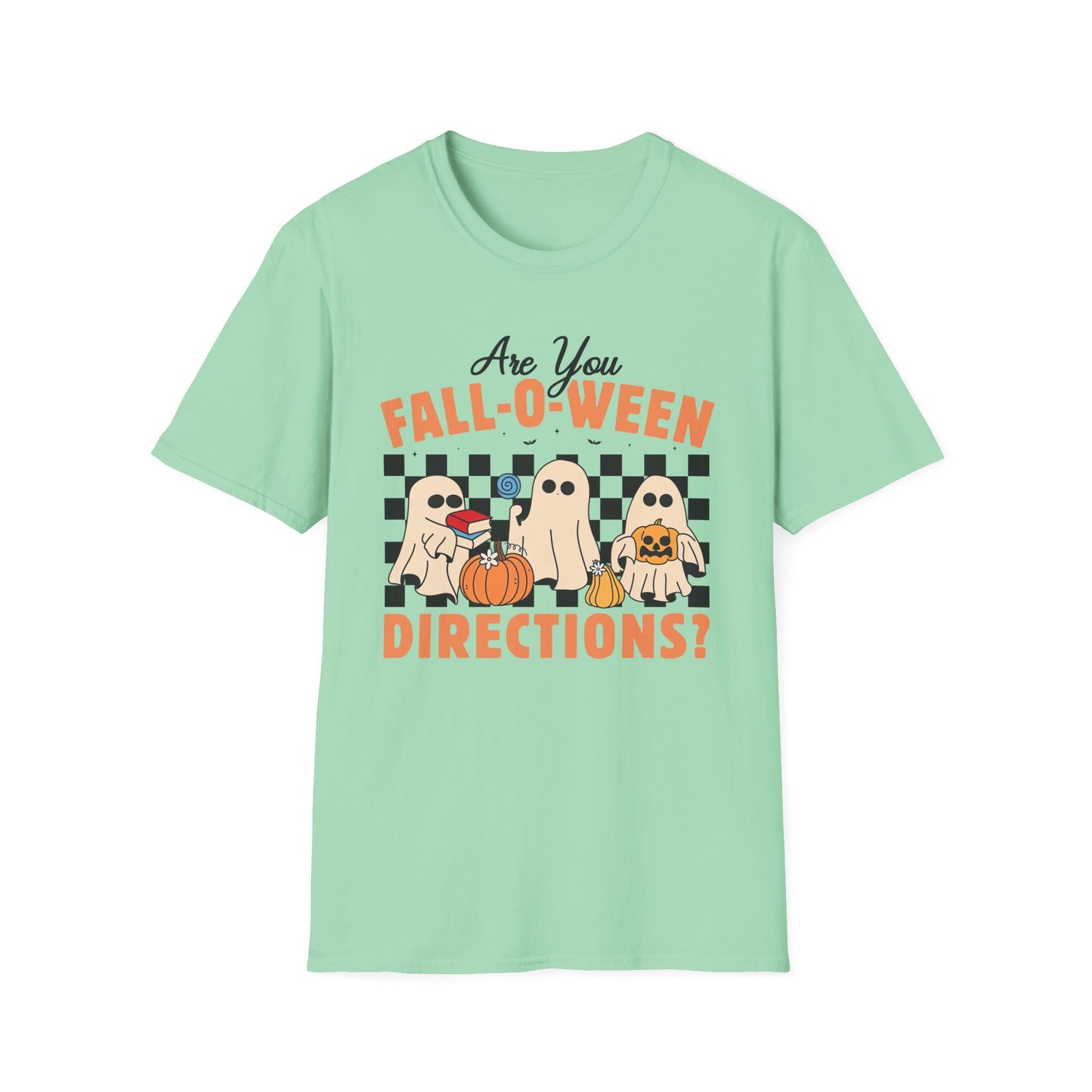 Teacher T-Shirt, Cute Ghost Design, Perfect for Fall, Trick or Teach, Unisex Tee, Gift for Teachers