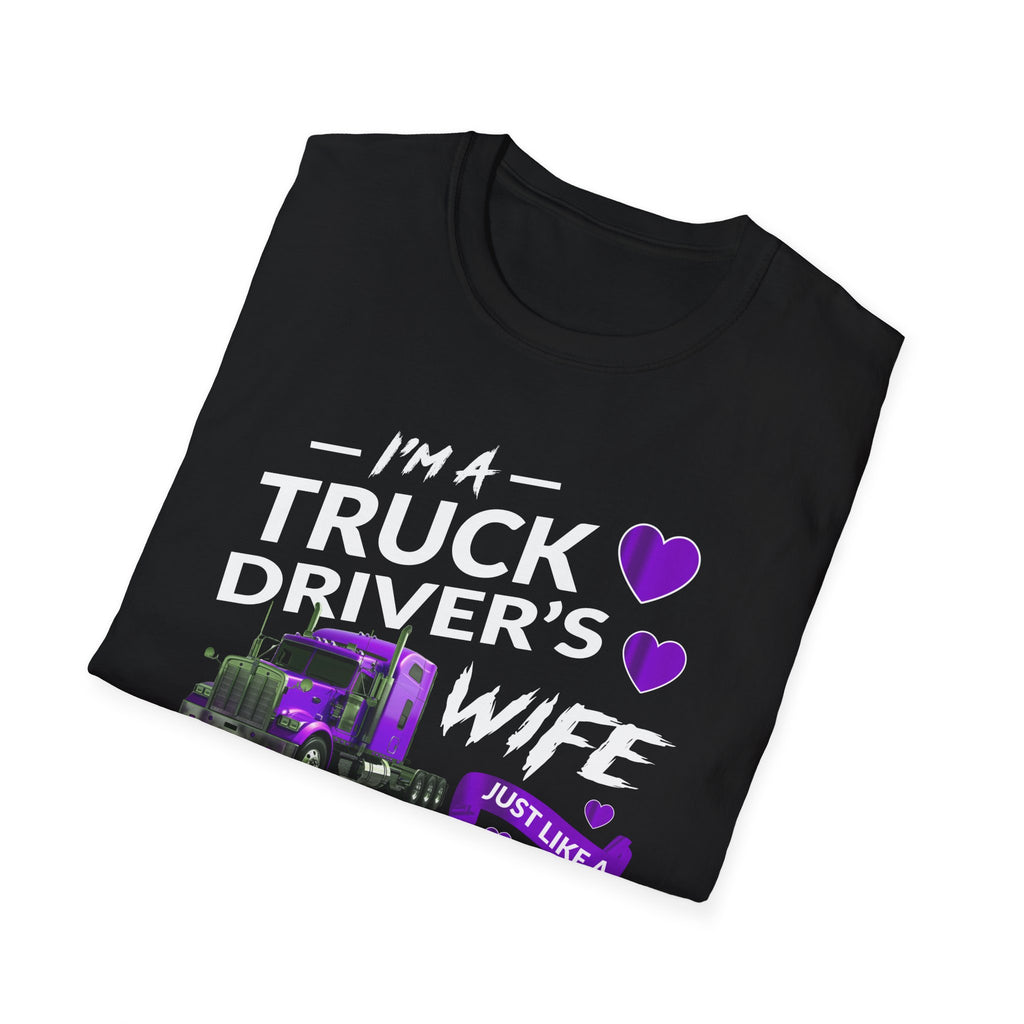 Truck Driver's Wife Tee, Gifts for Truckers, Mother's Day, Birthday, Casual Wear, Express Love