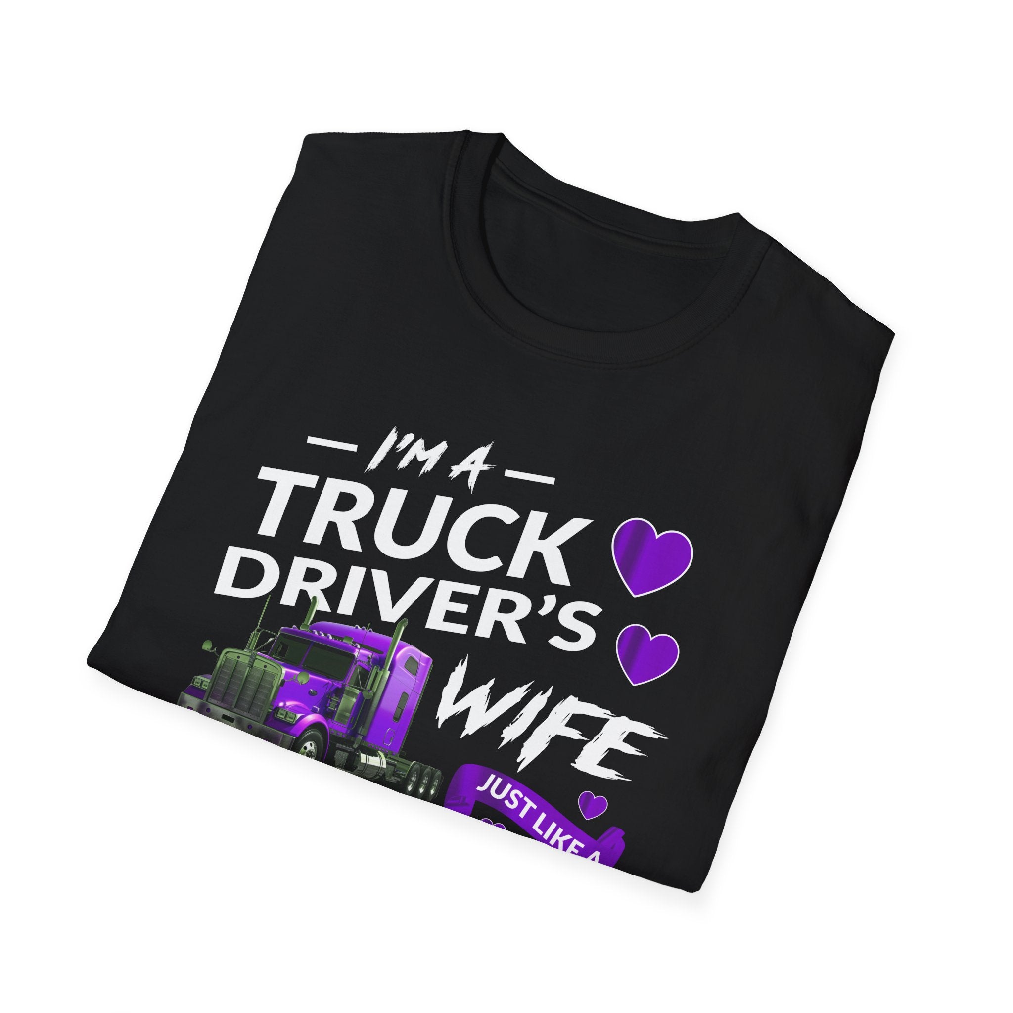Truck Driver's Wife Tee, Gifts for Truckers, Mother's Day, Birthday, Casual Wear, Express Love