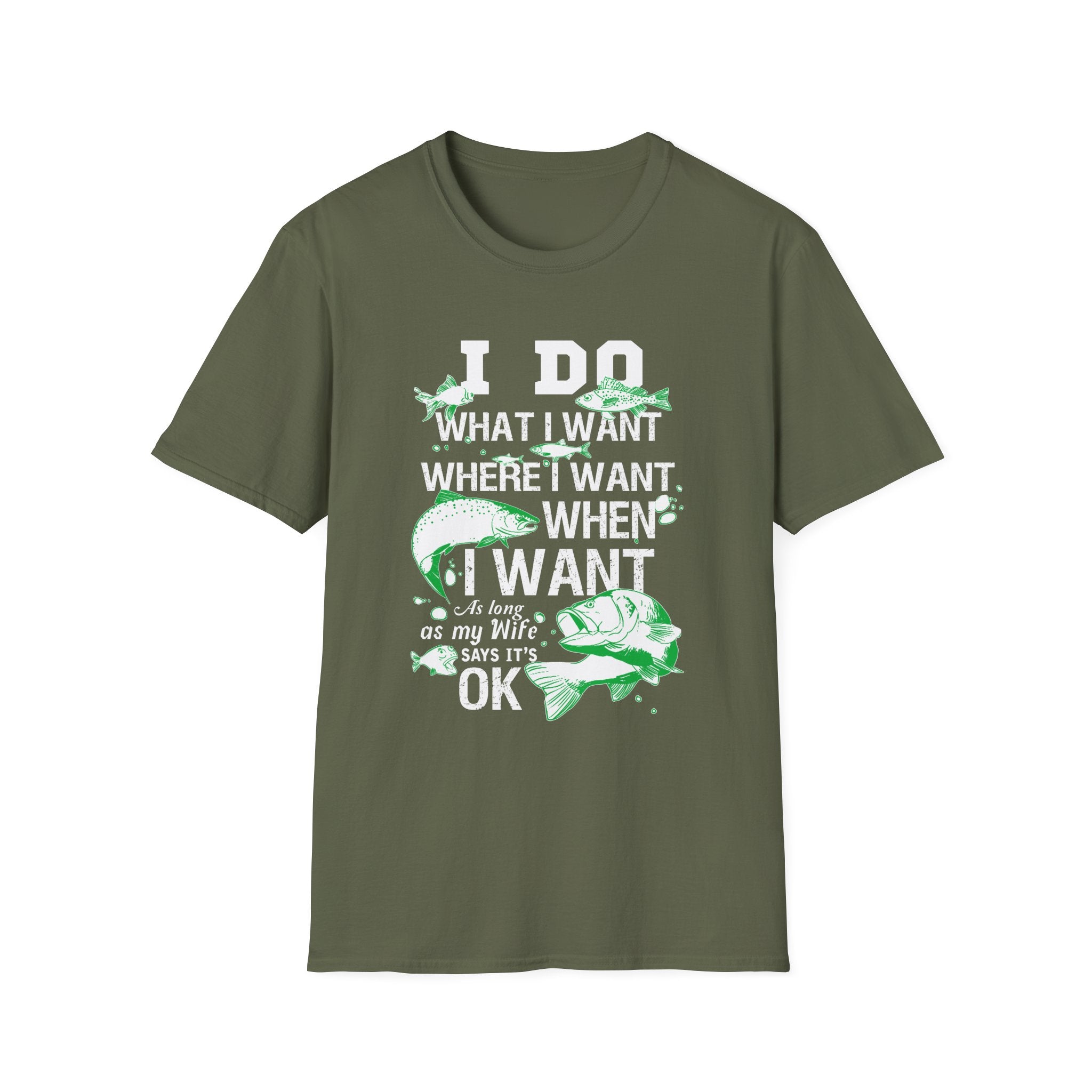 Funny Fishing T-Shirt - 'I Do What I Want When I Want' - Perfect Gift for Anglers
