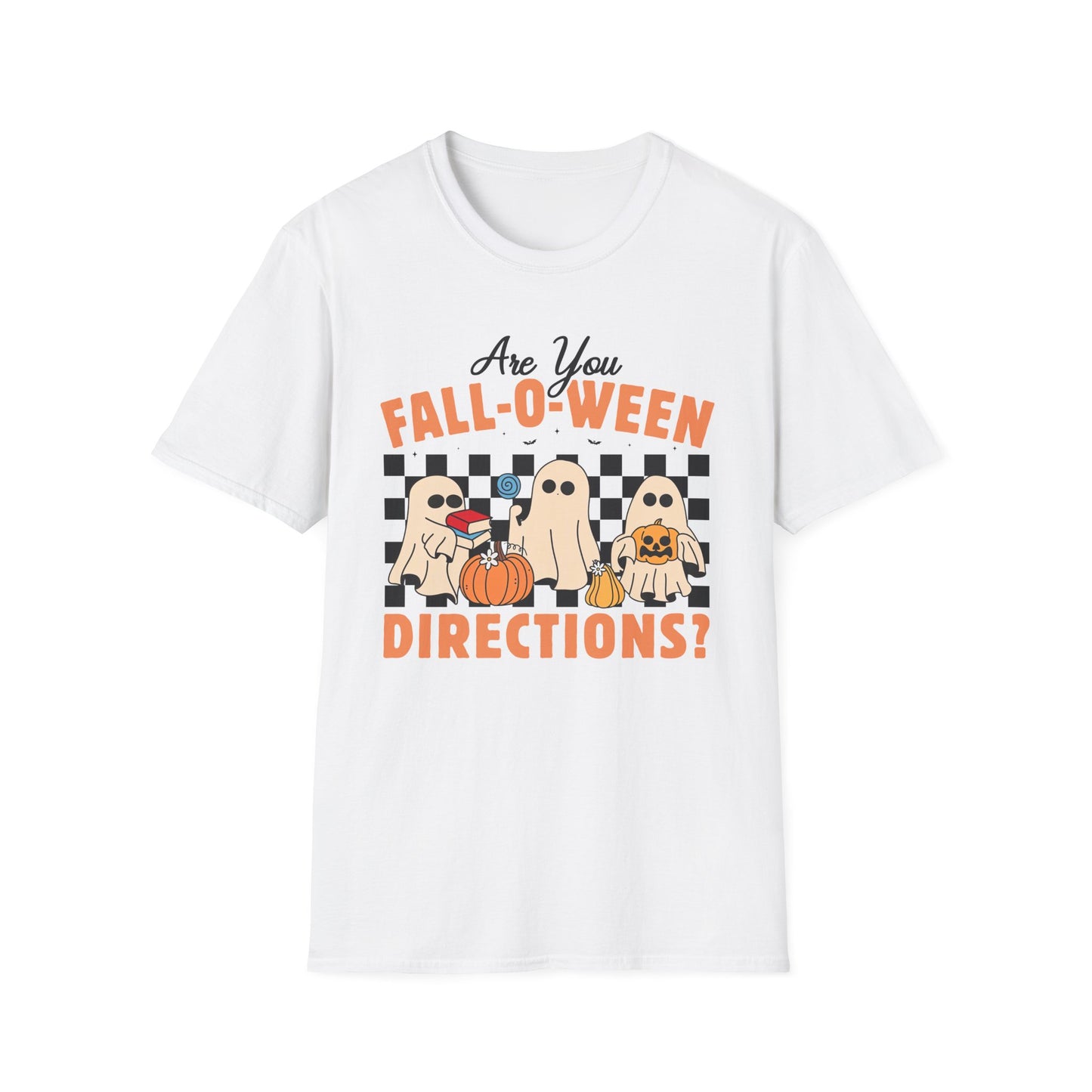 Teacher T-Shirt, Cute Ghost Design, Perfect for Fall, Trick or Teach, Unisex Tee, Gift for Teachers