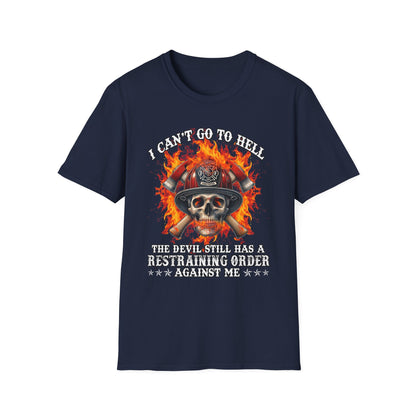Unisex Softstyle T-Shirt: "I Can't Go to Hell ,,,..