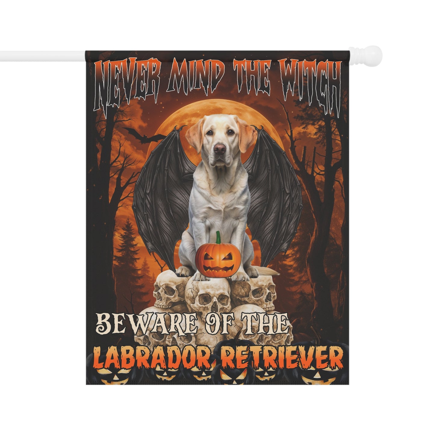 Halloween Garden Banner, Dog Lover Decor, Outdoor Seasonal Flag, Spooky Home Decor, Fall Yard Decoration