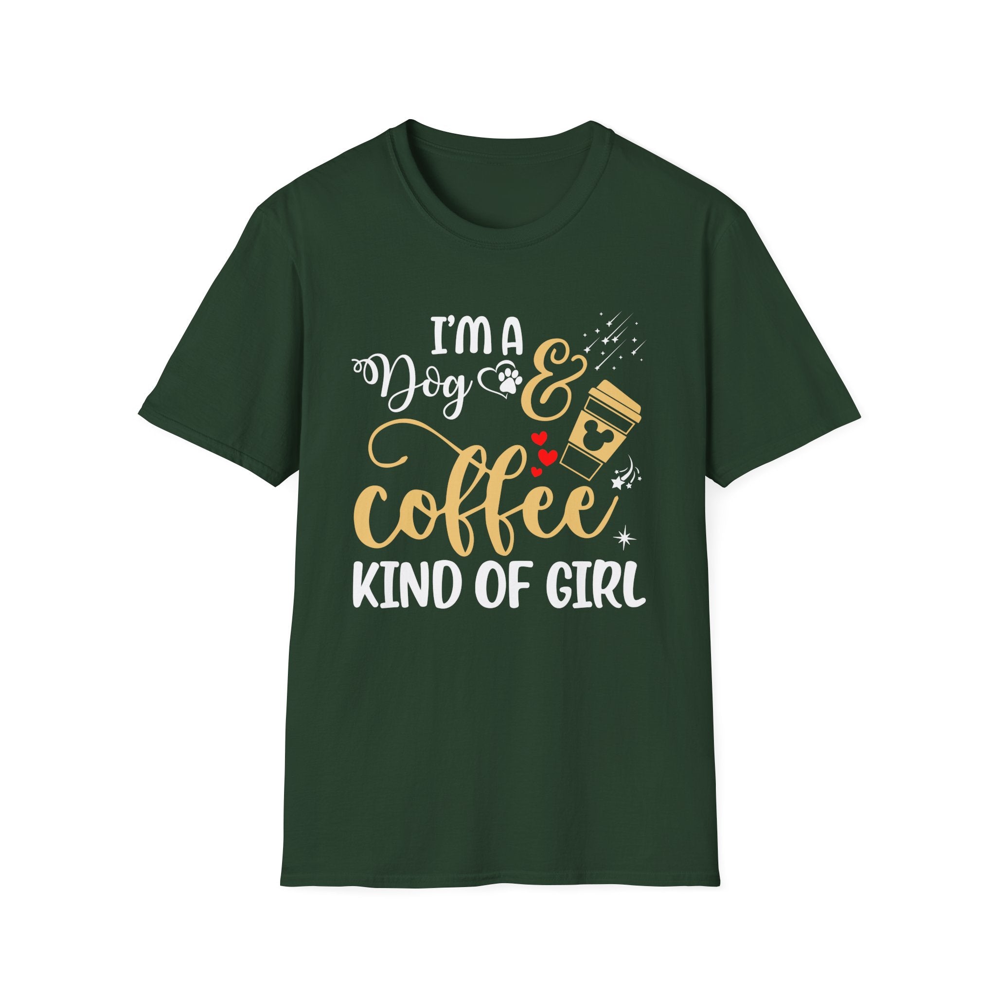 I'm a Dog and Coffee Kind of Girl T-Shirt