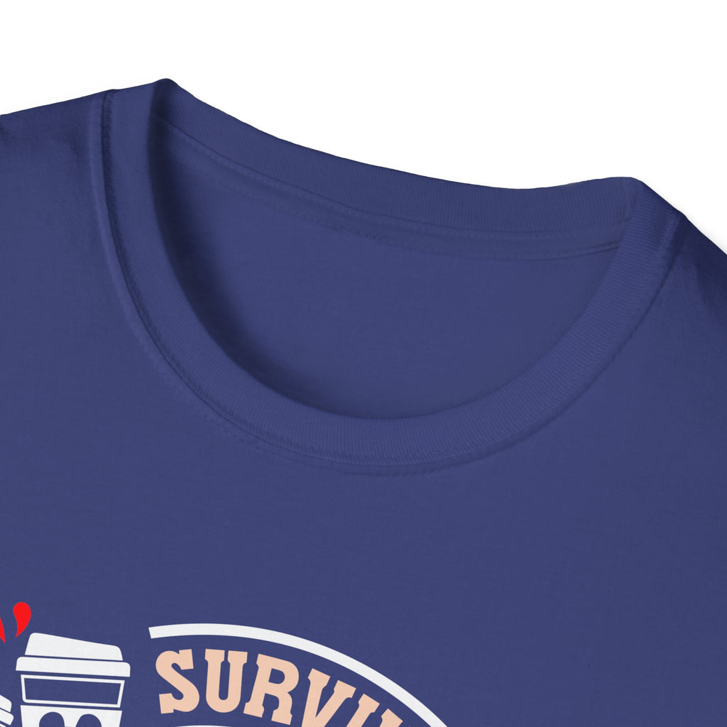 Surviving Motherhood One Sip at a Time Coffee T-Shirt