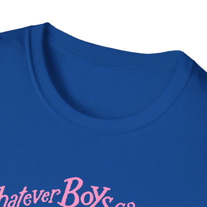 Girls Can Catch Bigger T-Shirt - Fishing Statement Tee for Women
