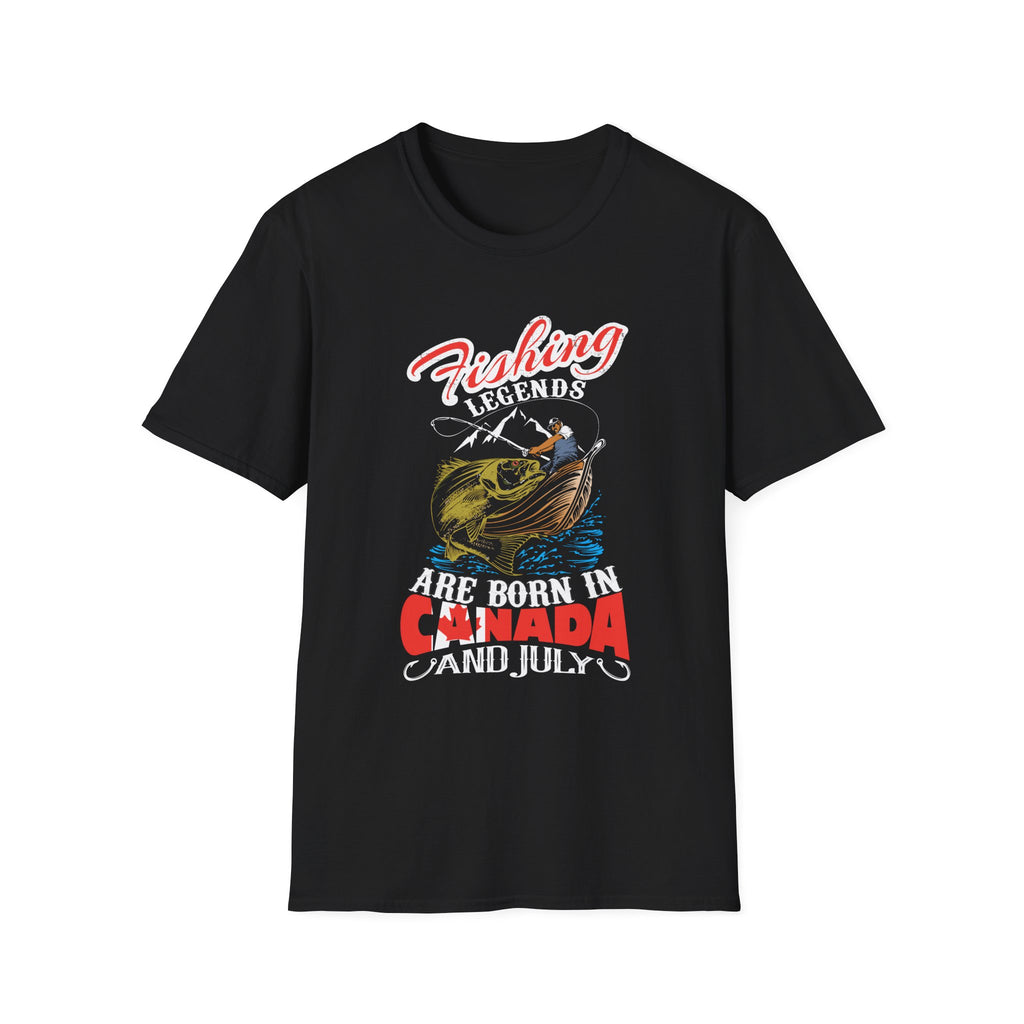 Fishing Legends Born in Canada Unisex T-Shirt