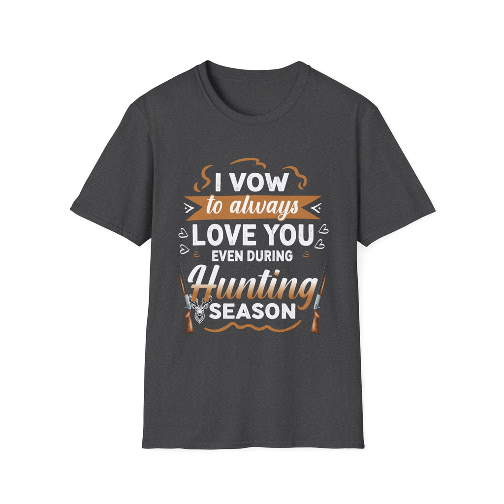 Hunting Season Love T-Shirt - Unisex Softstyle Tee for Outdoor Enthusiasts