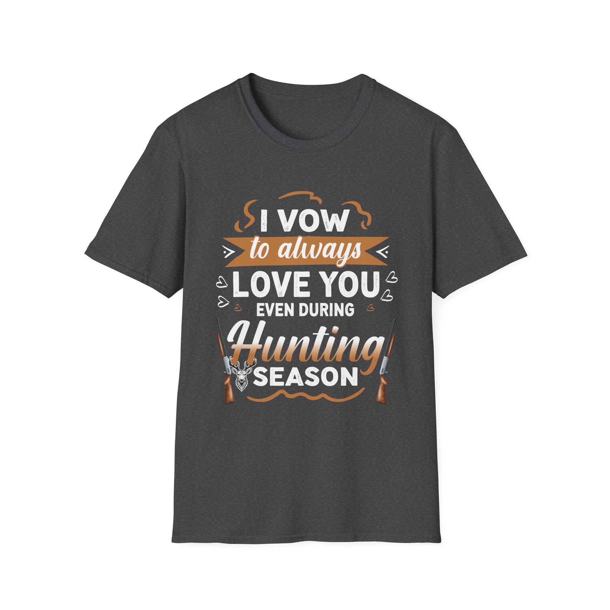 Hunting Season Love T-Shirt - Unisex Softstyle Tee for Outdoor Enthusiasts