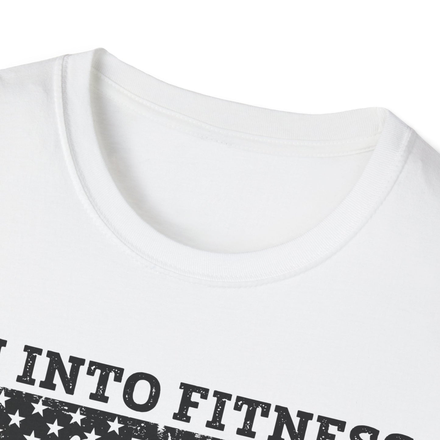 I'm Into Fitness Deer Graphic T-Shirt - Unisex Softstyle Tee for Outdoor Enthusiasts