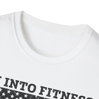 I'm Into Fitness Deer Graphic T-Shirt - Unisex Softstyle Tee for Outdoor Enthusiasts