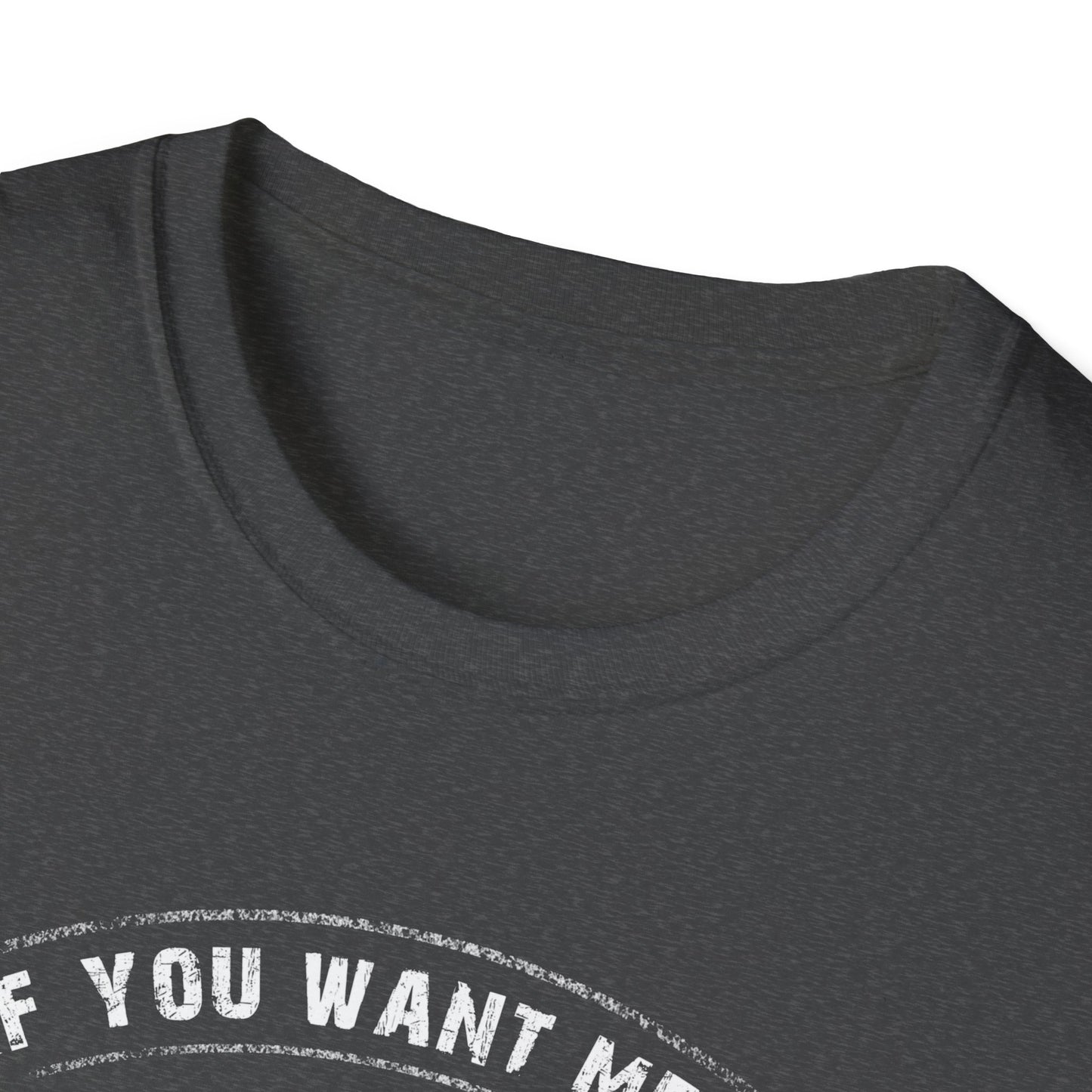 Fishing Enthusiast Unisex Softstyle T-Shirt - 'If You Want Me to Listen to You Talk About Fishing'