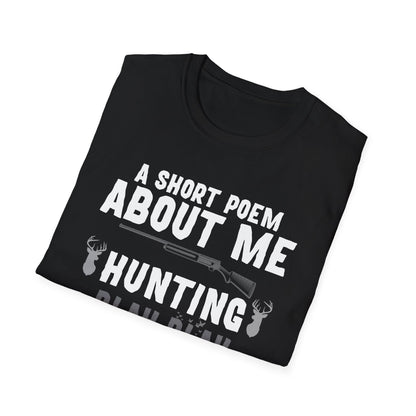 Funny Hunting T-Shirt - "Blah Blah" Design for Outdoor Enthusiasts
