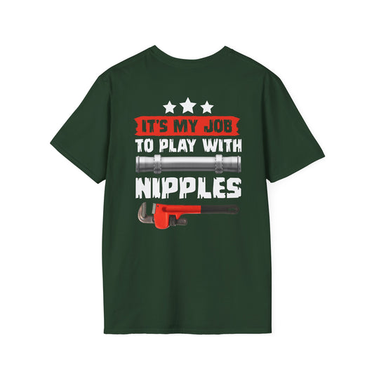 Funny Plumbing T-Shirt, Gift for Plumbers, Humorous T-Shirt, Unisex Shirt, Birthday Gift, Work Casual Wear