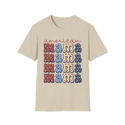 American Bear Patriotic T-Shirt, Casual Tee, Unisex T-Shirt, Gift for Him/Her, Summer Wear