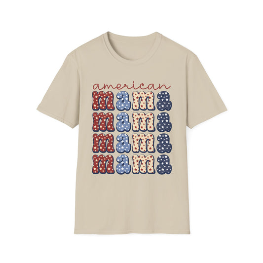 American Bear Patriotic T-Shirt, Casual Tee, Unisex T-Shirt, Gift for Him/Her, Summer Wear