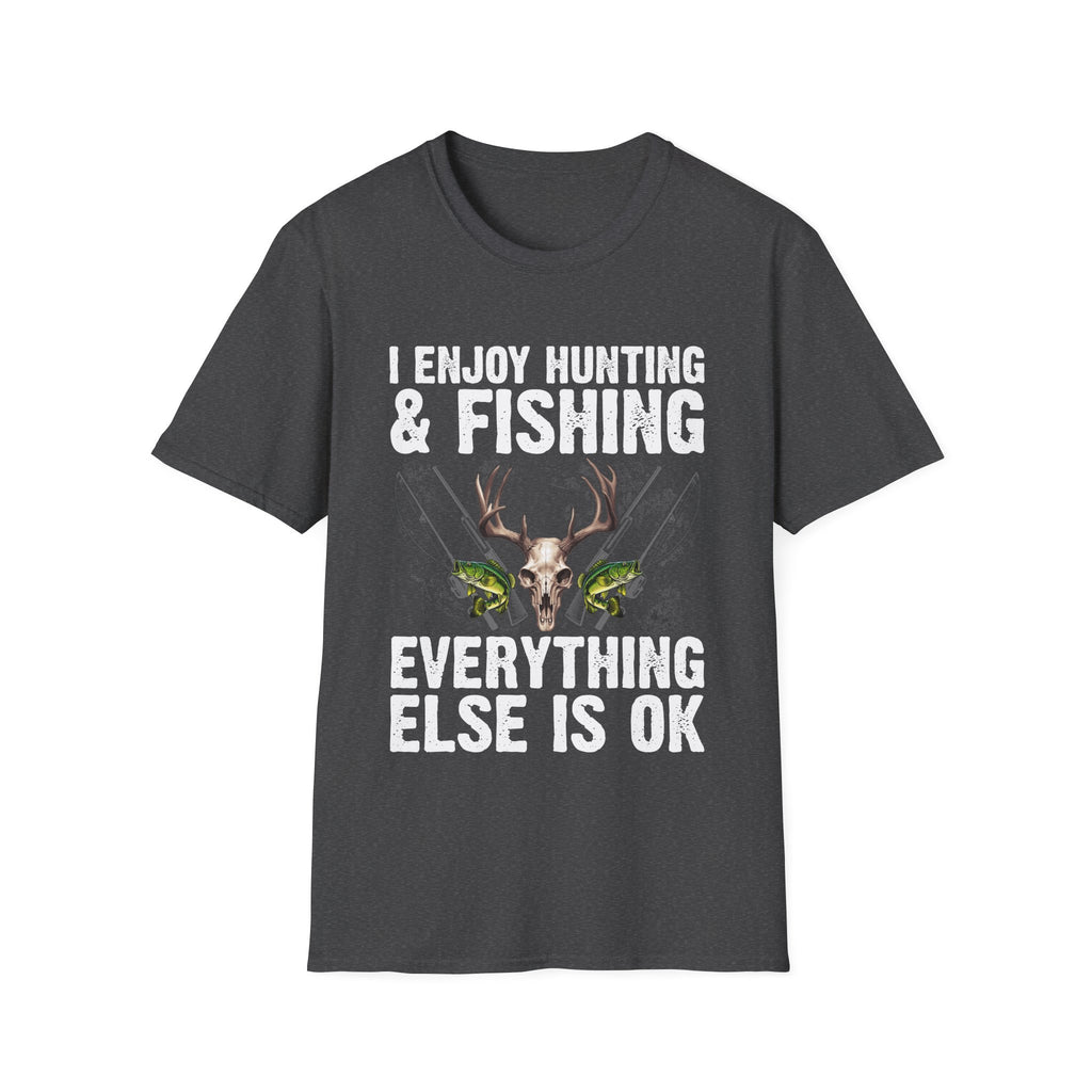Hunting & Fishing Graphic T-Shirt - Perfect for Outdoor Enthusiasts