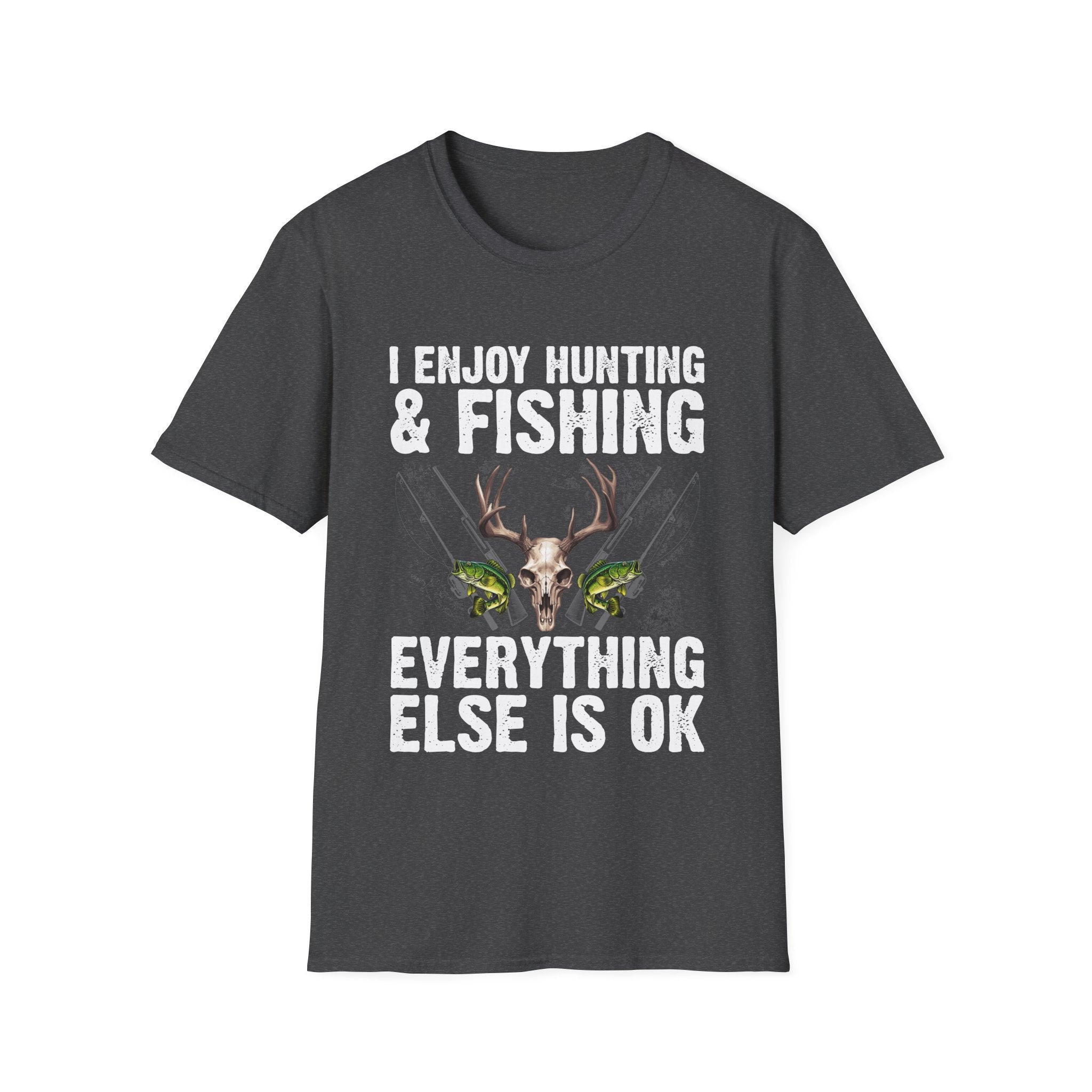 Hunting & Fishing Graphic T-Shirt - Perfect for Outdoor Enthusiasts