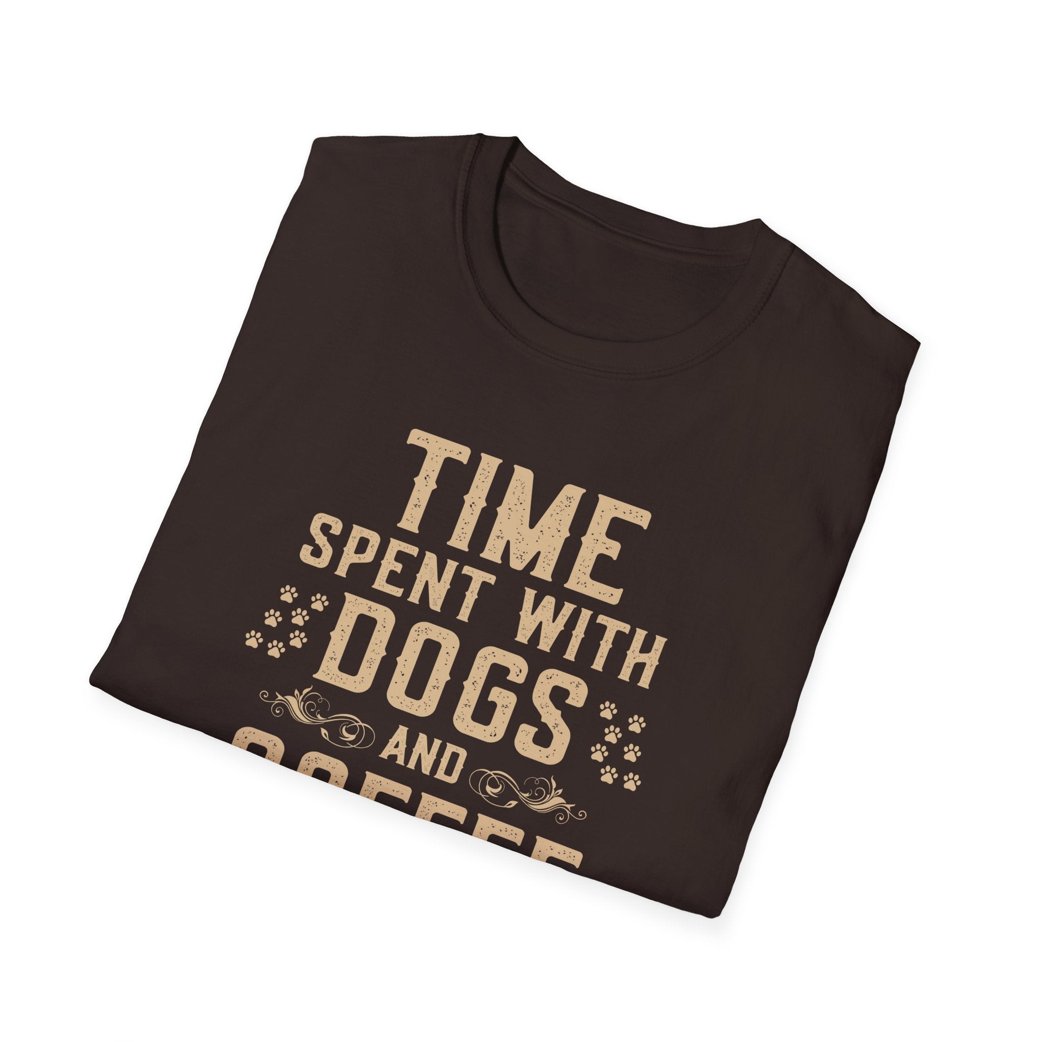Time Spent with Dogs and Coffee Is Never Enough T-Shirt
