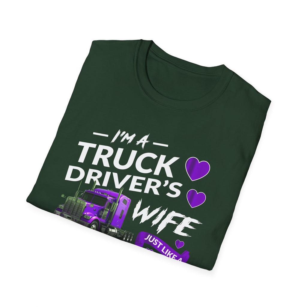 Truck Driver's Wife Tee, Gifts for Truckers, Mother's Day, Birthday, Casual Wear, Express Love