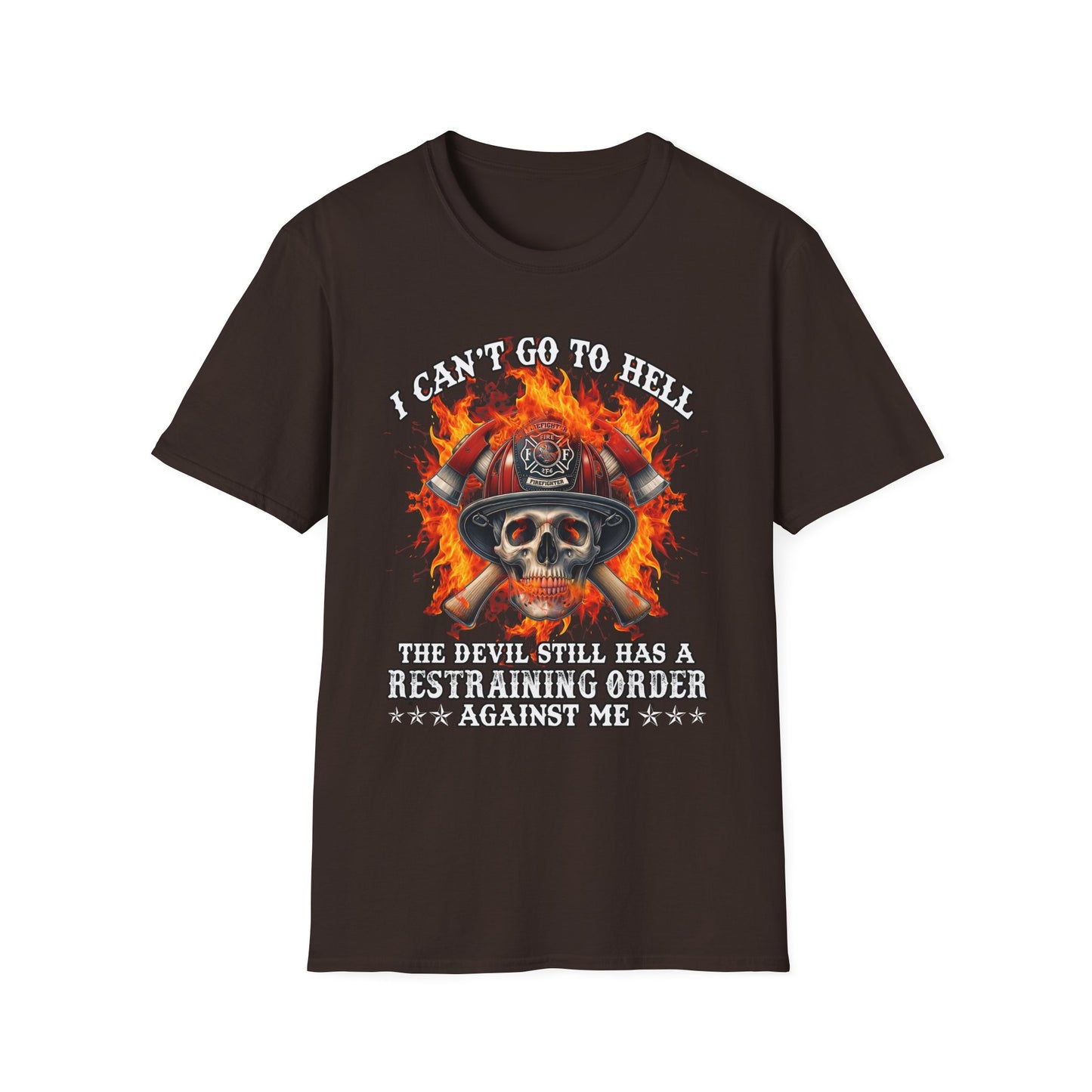 Unisex Softstyle T-Shirt: "I Can't Go to Hell ,,,..