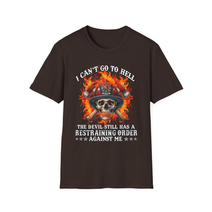 Unisex Softstyle T-Shirt: "I Can't Go to Hell ,,,..