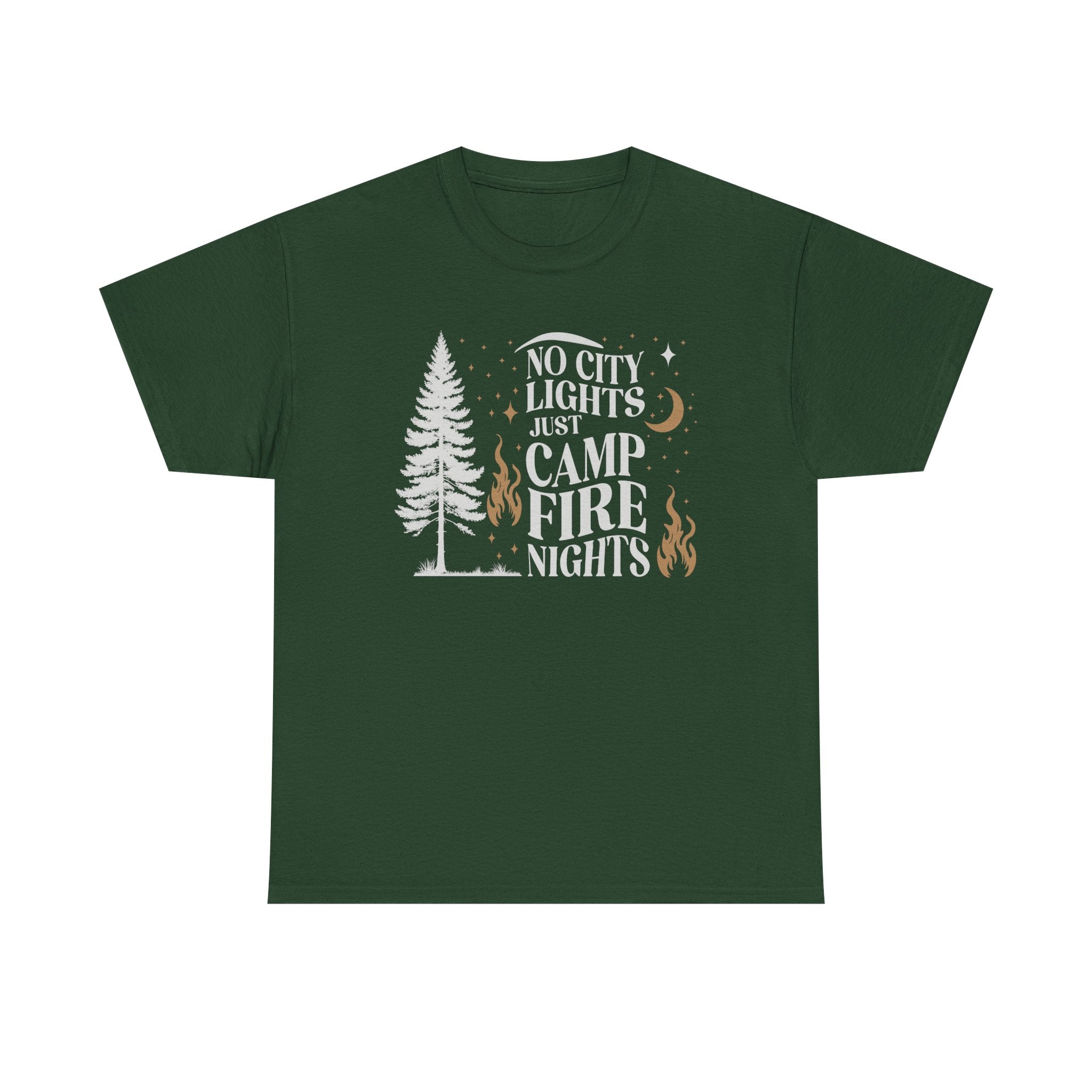 Unisex Campfire Nights Tee, Adventure Shirt, Outdoor Lover's Tee, Nature Apparel, Camping Gift, Fire Pit T-Shirt