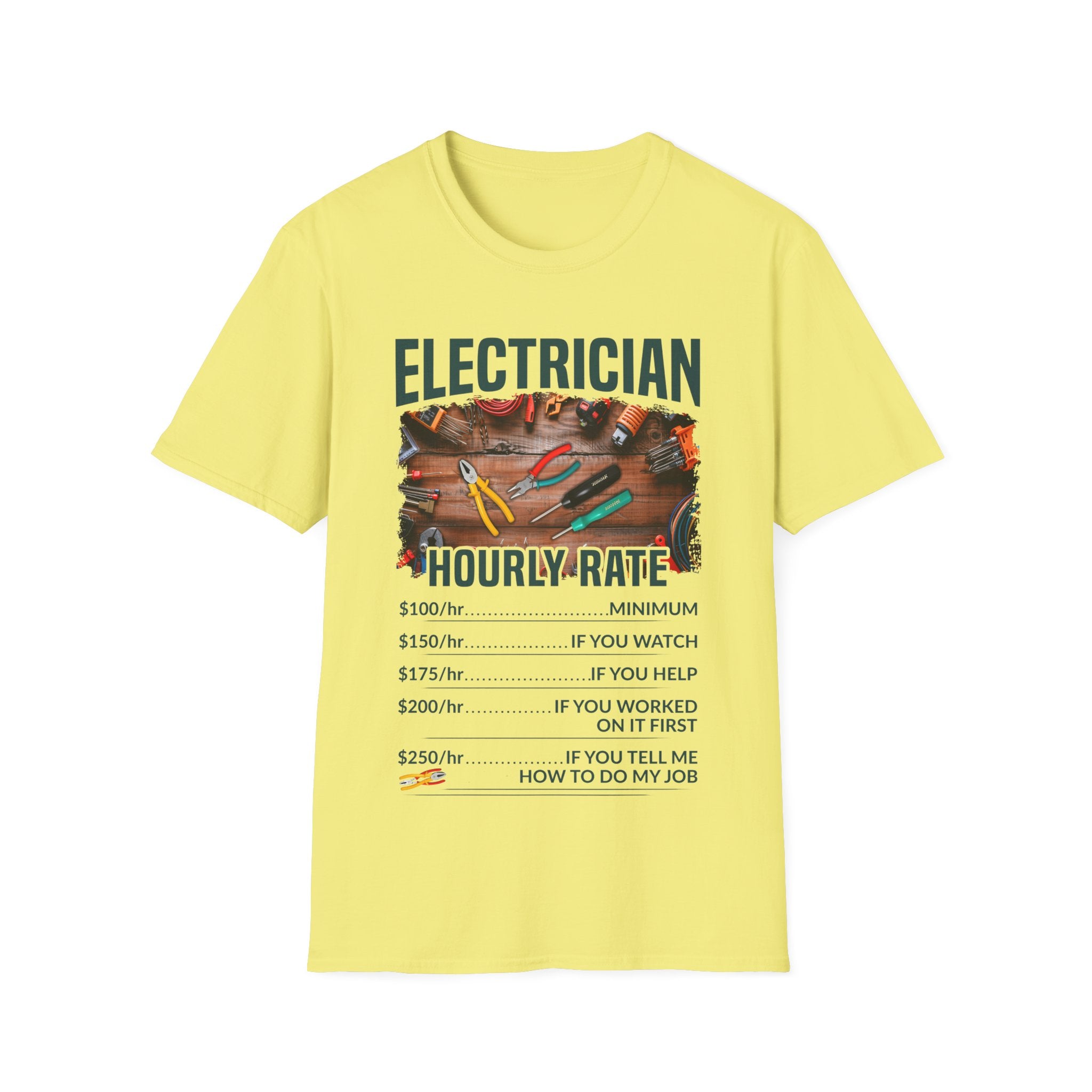 Electrician Hourly Rate Unisex T-Shirt