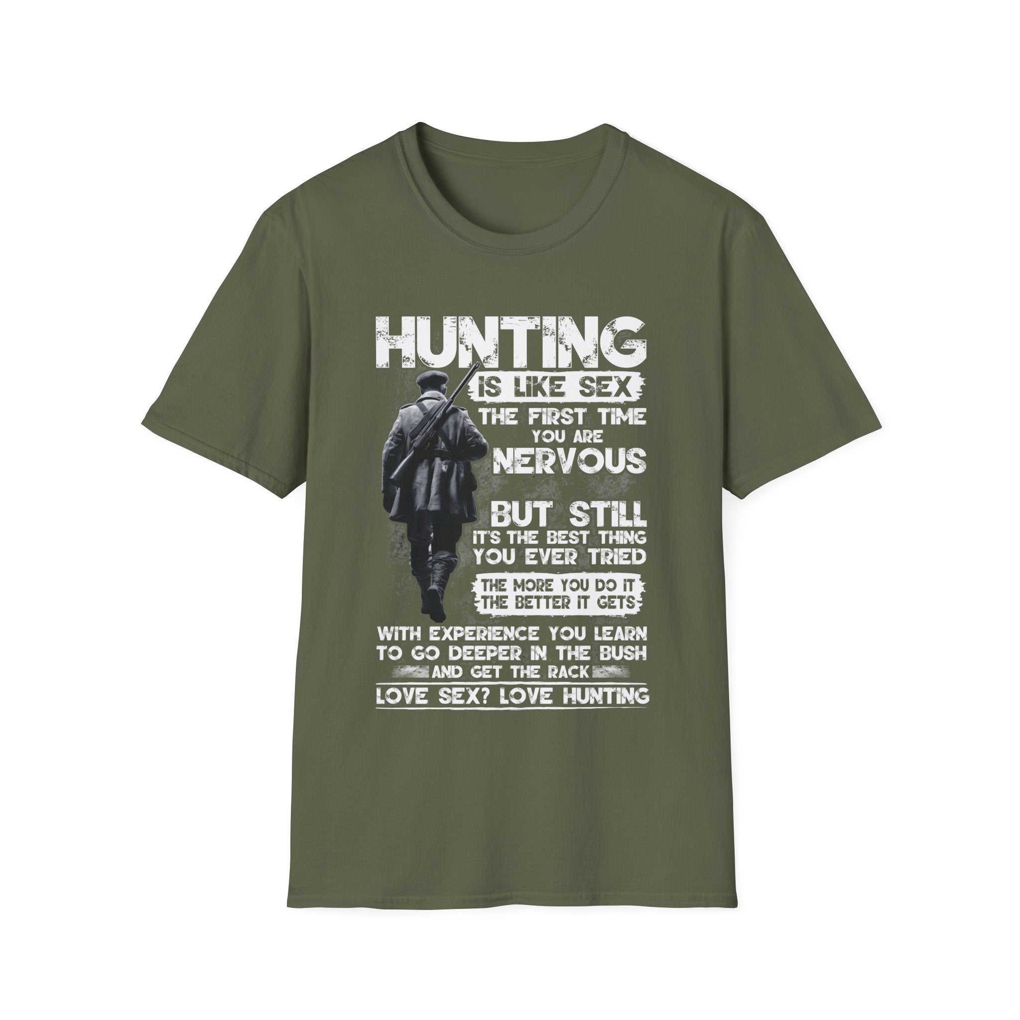 Funny Hunting T-Shirt - 'Hunting is Like- Graphic Tee for Outdoors Enthusiasts