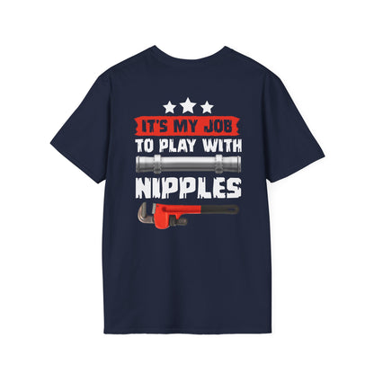 Funny Plumbing T-Shirt, Gift for Plumbers, Humorous T-Shirt, Unisex Shirt, Birthday Gift, Work Casual Wear
