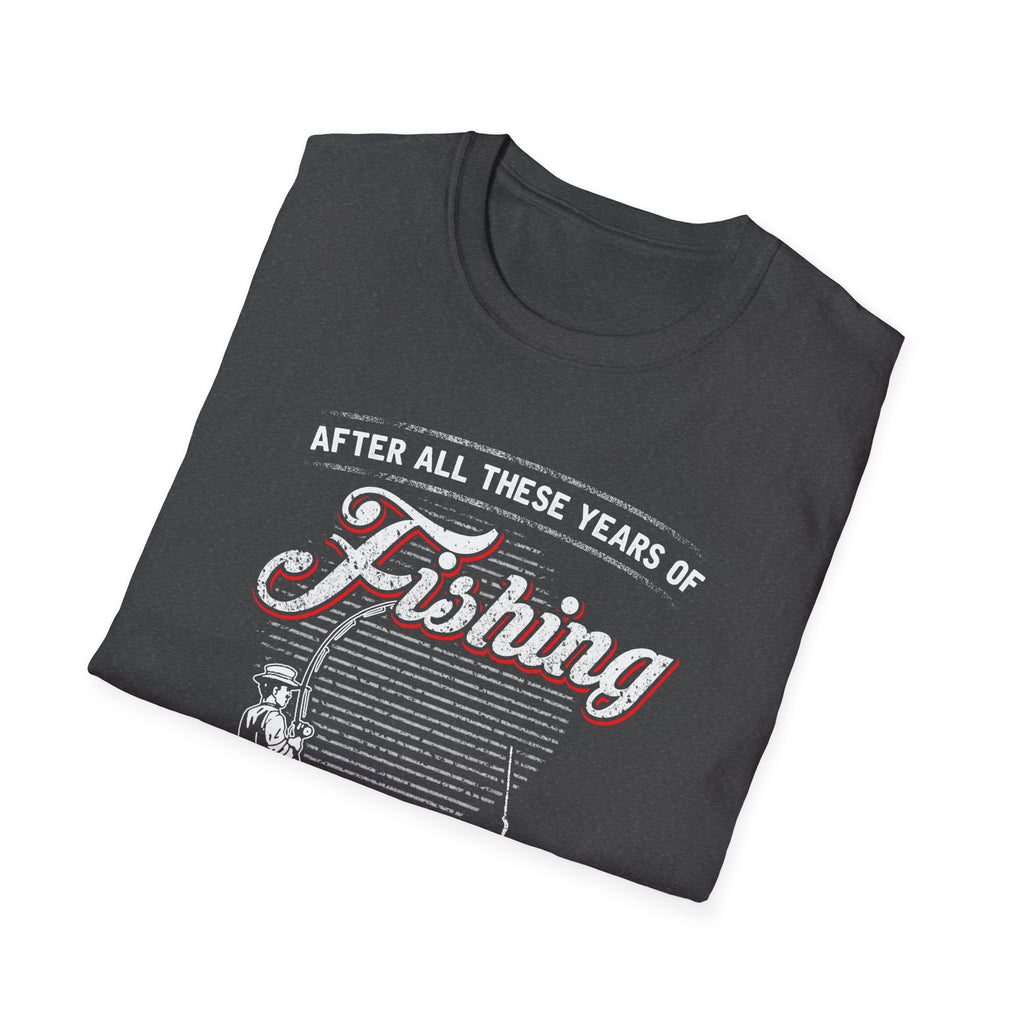 Fishing T-Shirt - "After All These Years of Fishing, My Wife is Still My Best Catch" - Perfect Gift for Fishermen