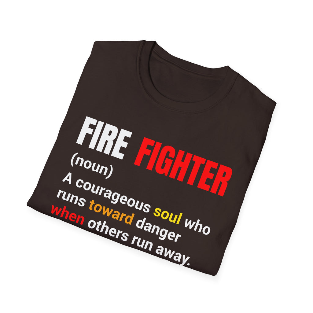 Courageous Soul T-Shirt, Firefighter Gift, First Responder Tee, Inspirational Graphic Tee, Unisex Shirt ,,,..