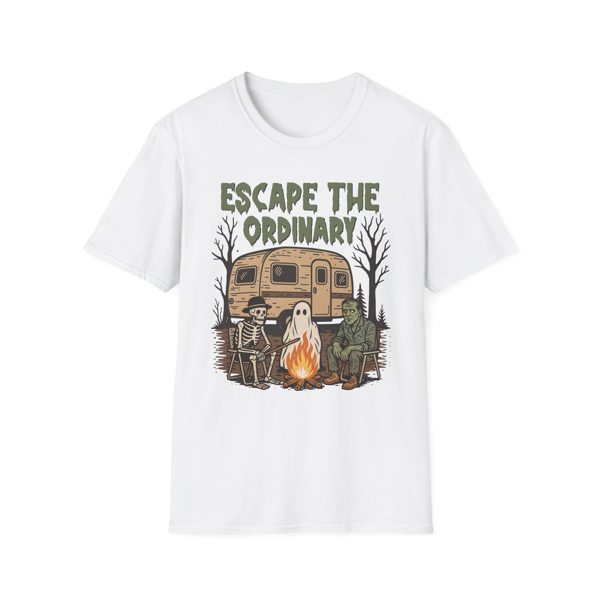 Adventure-Inspired Unisex T-Shirt - Escape the Ordinary Design, Camping Shirt