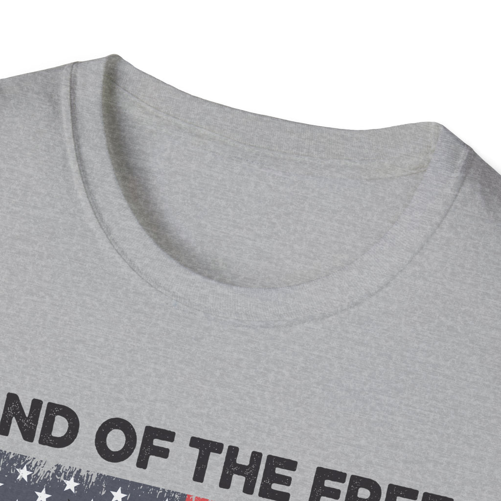 Land of the Free Fishing T-Shirt | Home of the Angler Graphic Tee for Outdoor Enthusiasts