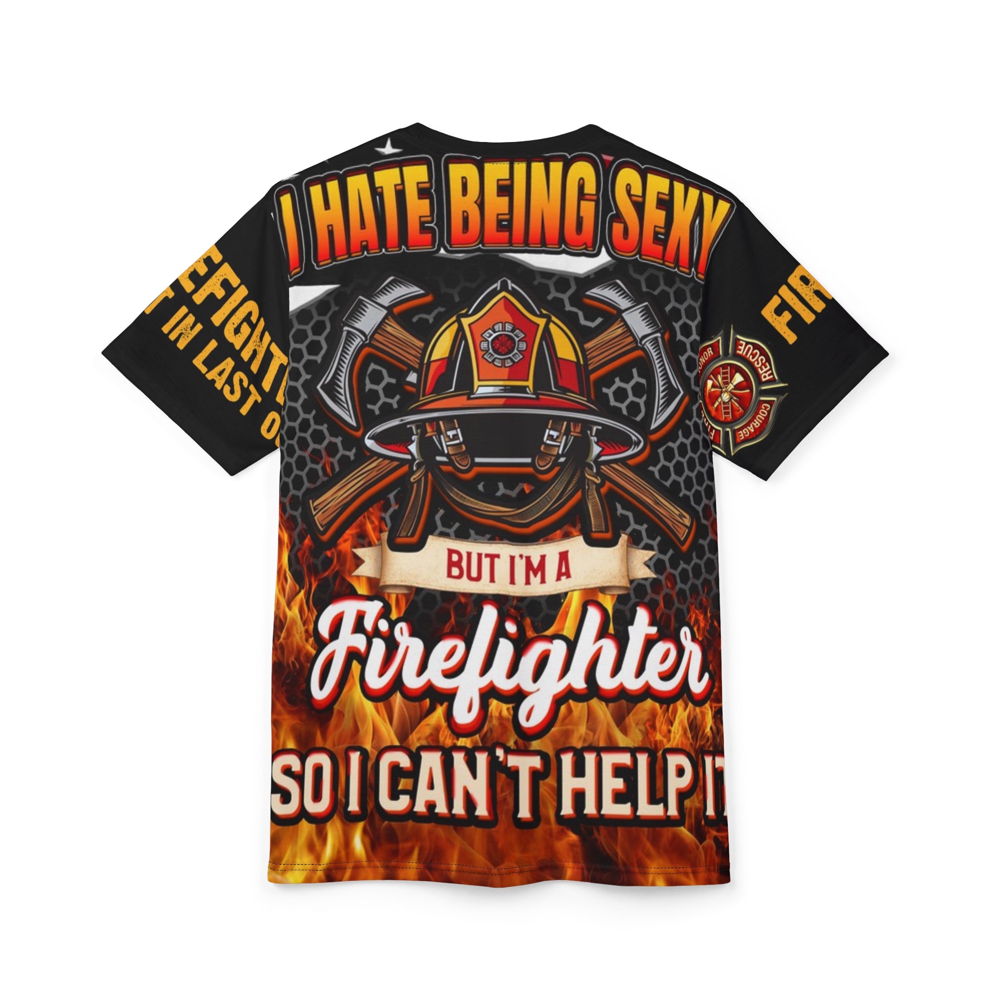 Firefighter Pride Unisex Cut & Sew Tee