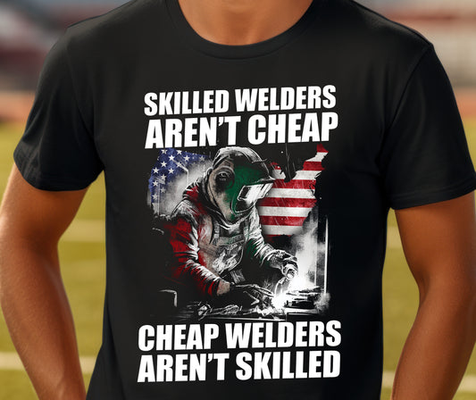 Skilled Welders Humor Unisex T-Shirt - Perfect for Welding Professionals and Craft Lovers