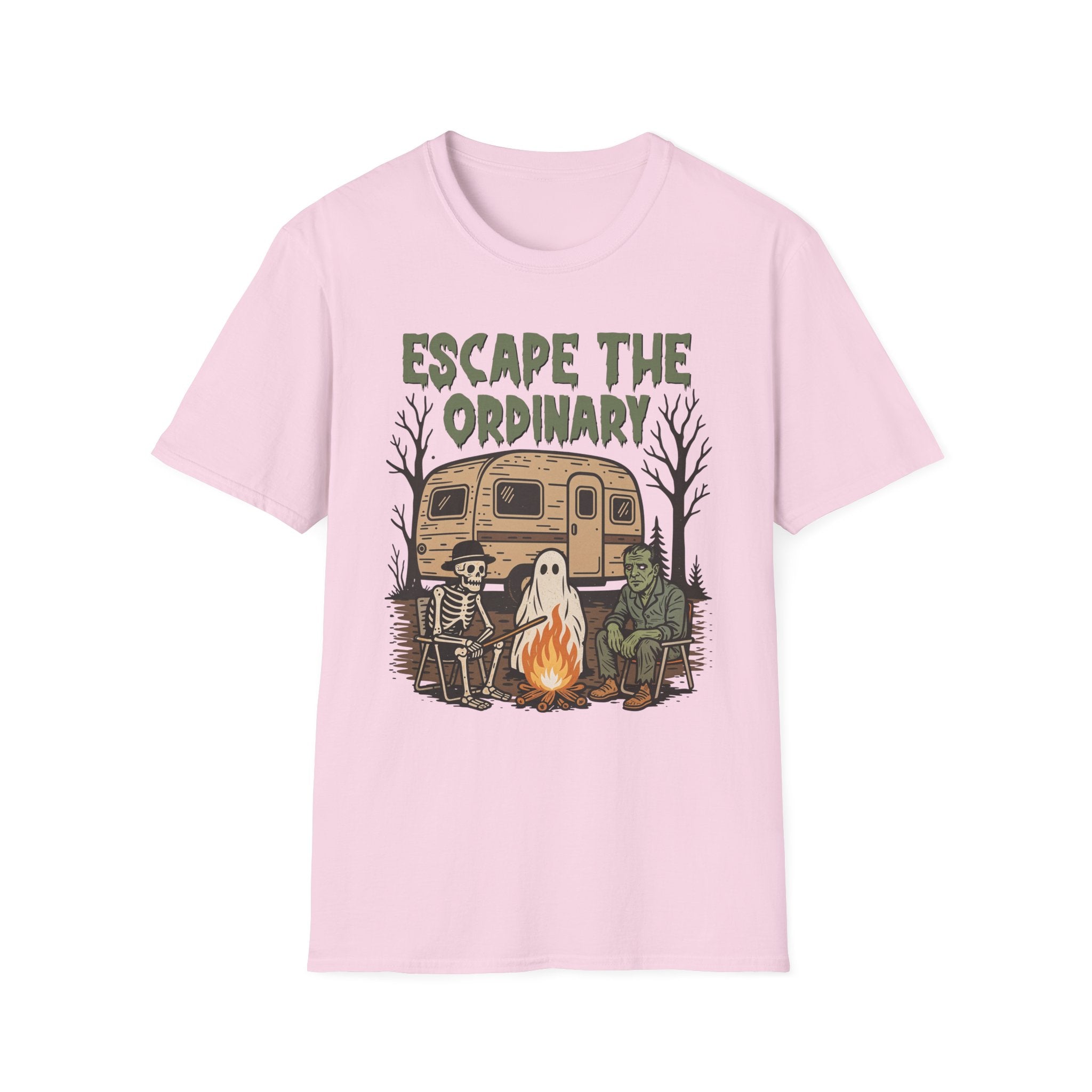 Adventure-Inspired Unisex T-Shirt - Escape the Ordinary Design, Camping Shirt