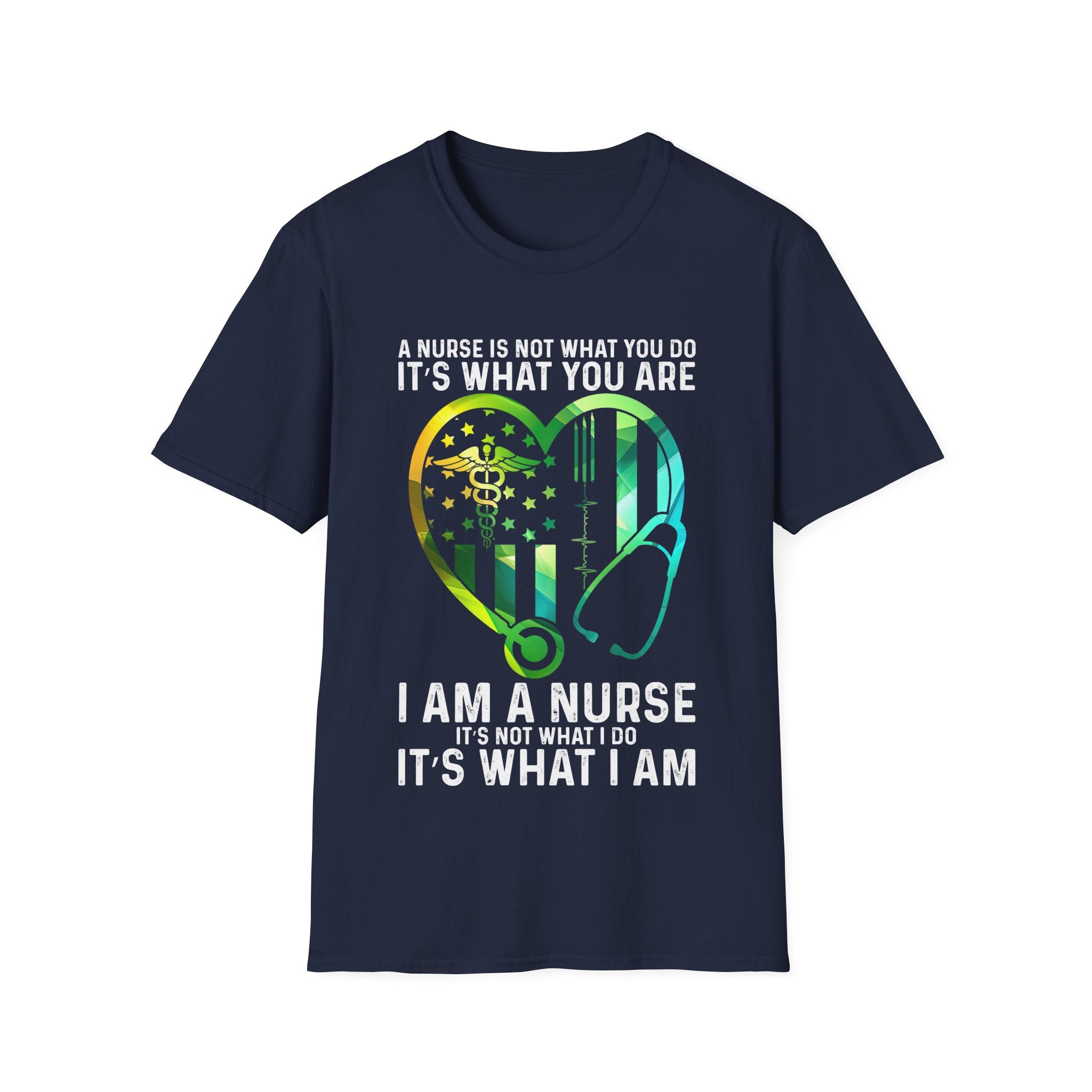 Nurse Pride Heart T-Shirt - It's What I Am - Unisex Softstyle Tee