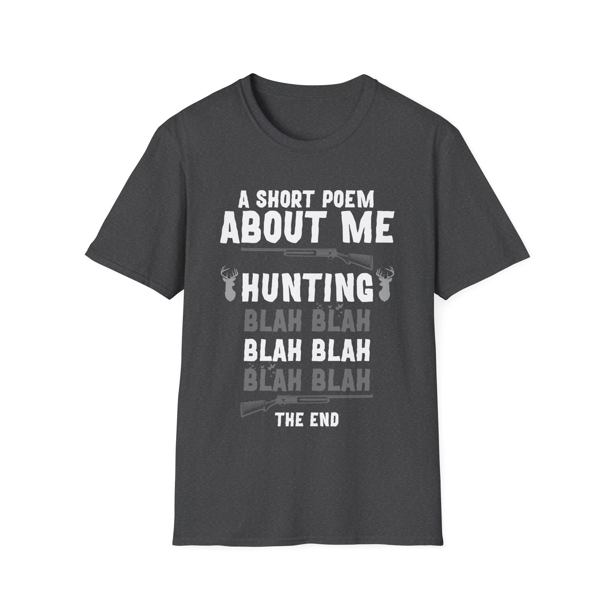 Funny Hunting T-Shirt - "Blah Blah" Design for Outdoor Enthusiasts