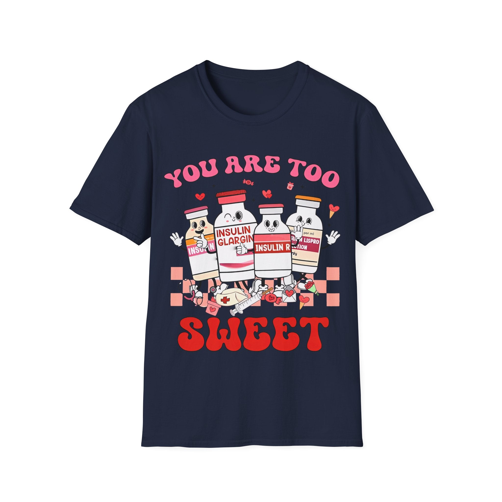 Insulin & Sweetness Unisex T-Shirt - Cute Diabetes Awareness Apparel