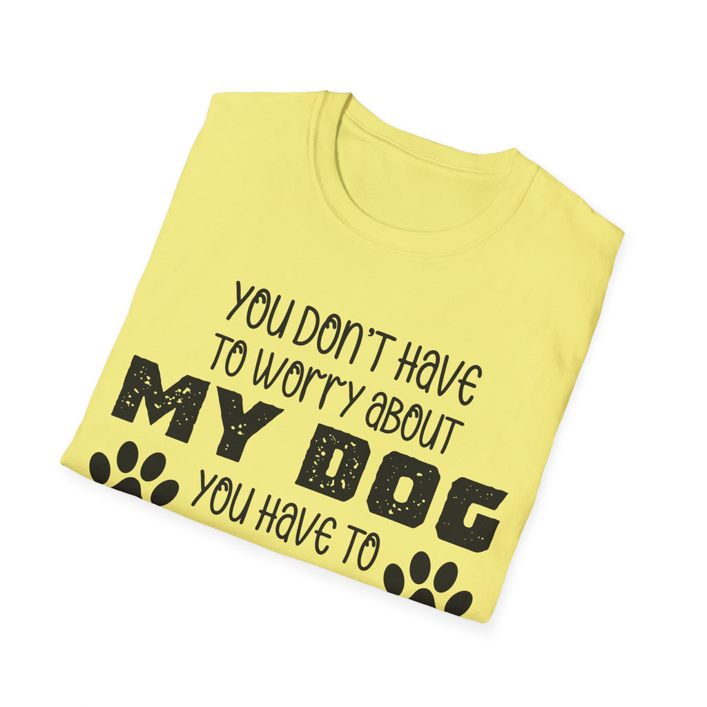 Funny Dog Mom T-Shirt - Unisex Softstyle Tee for Pet Lovers