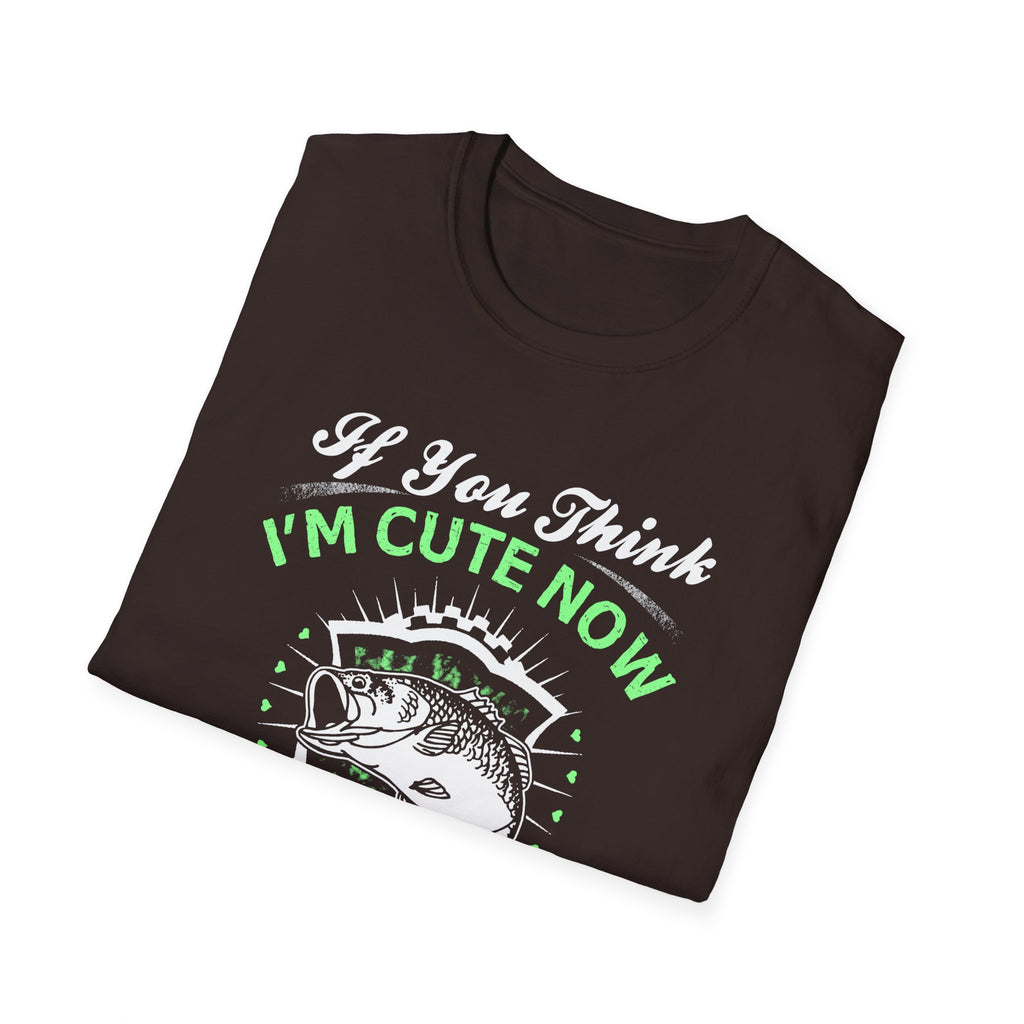 Funny Unisex T-Shirt - 'I'm Cute Now, Wait Until You See Me'