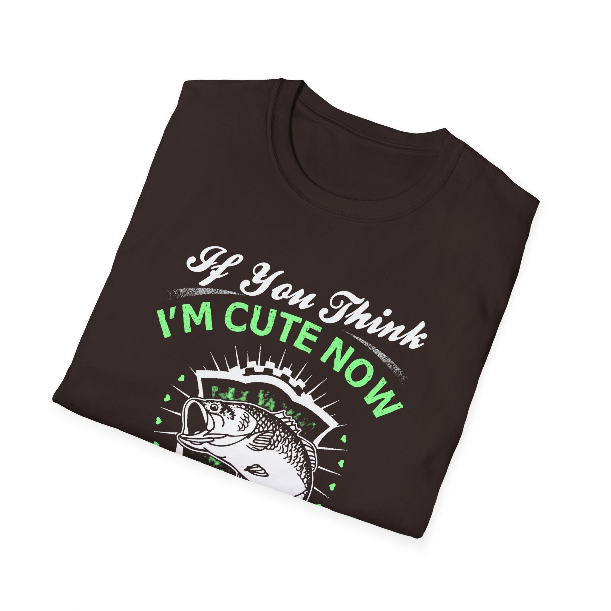 Funny Unisex T-Shirt - 'I'm Cute Now, Wait Until You See Me'