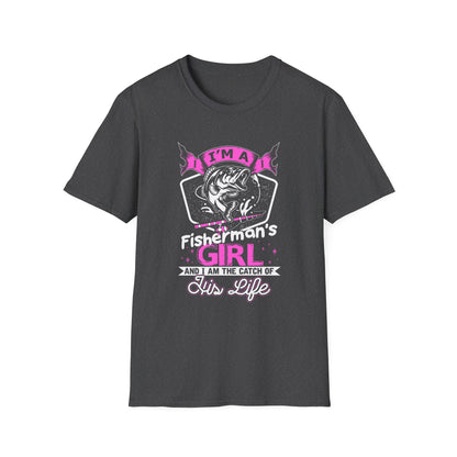 Fisherman's Girl Unisex Softstyle T-Shirt - Perfect Gift for Fishing Enthusiasts