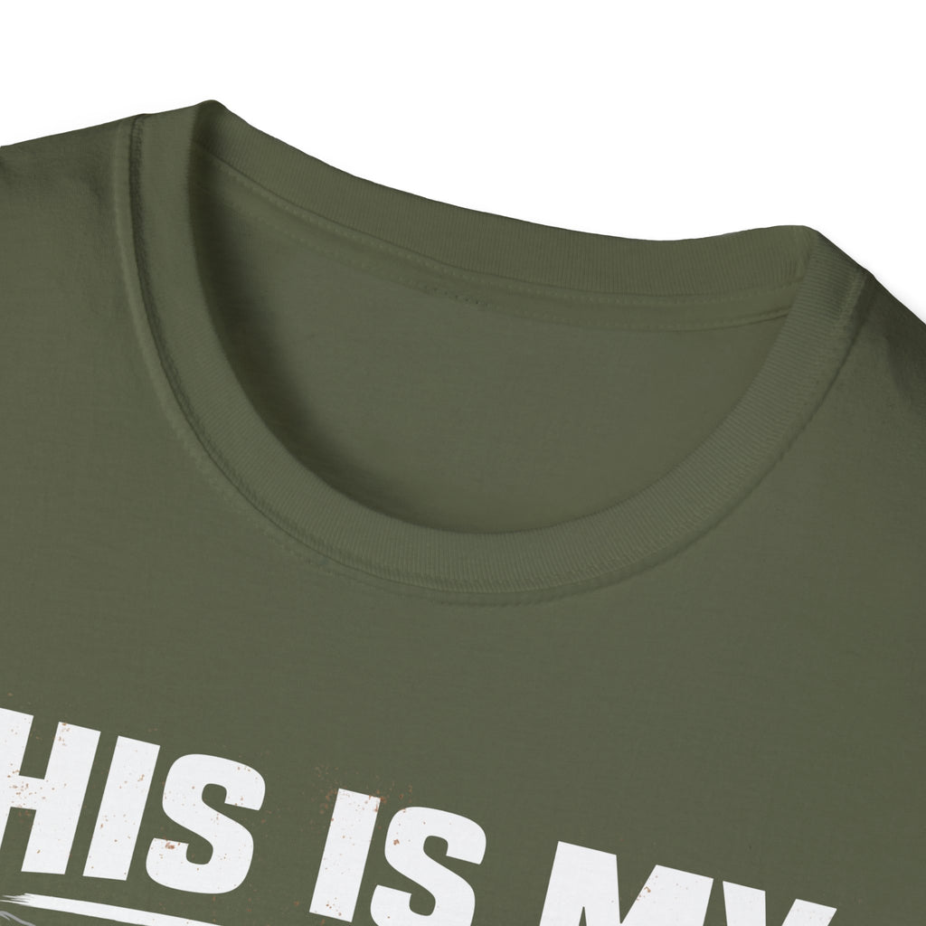 Fishing Humor T-Shirt, Fun Fishing Tee, Gift for Fisherman, Coffee Drinking Shirt, Casual Fishing Apparel, Outdoor Adventure Clothing