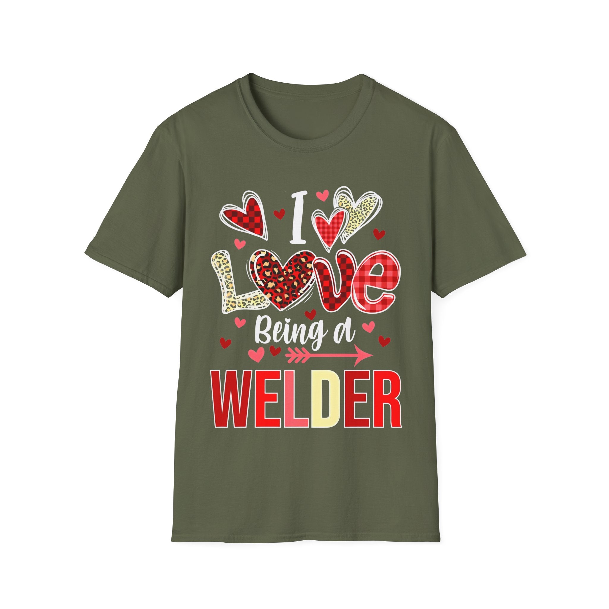 I Love Being a Welder T-Shirt | Cute Graphic Tee for Welding Enthusiasts