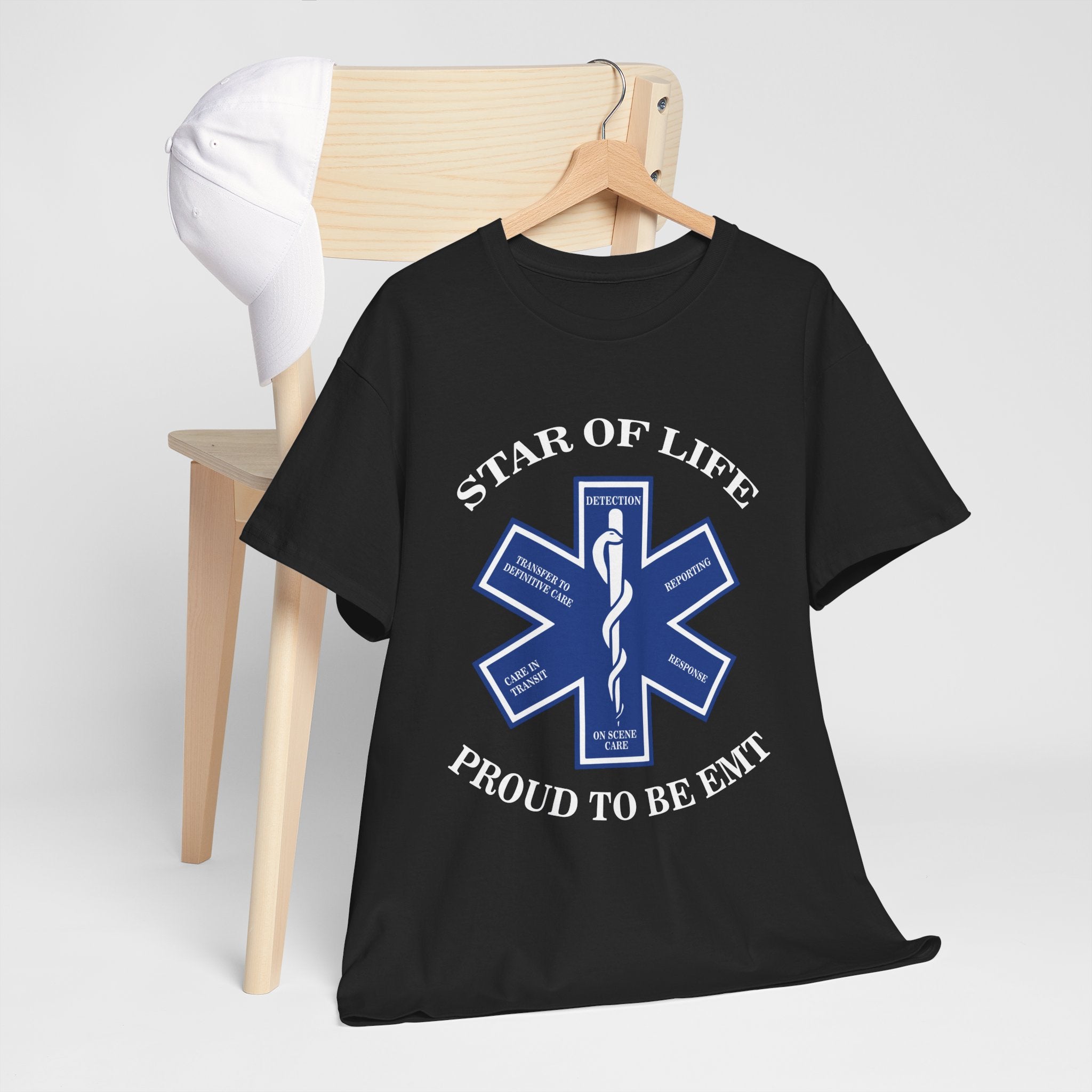 EMT Star of Life T-Shirt — "Proud to Be EMT" EMS Tee