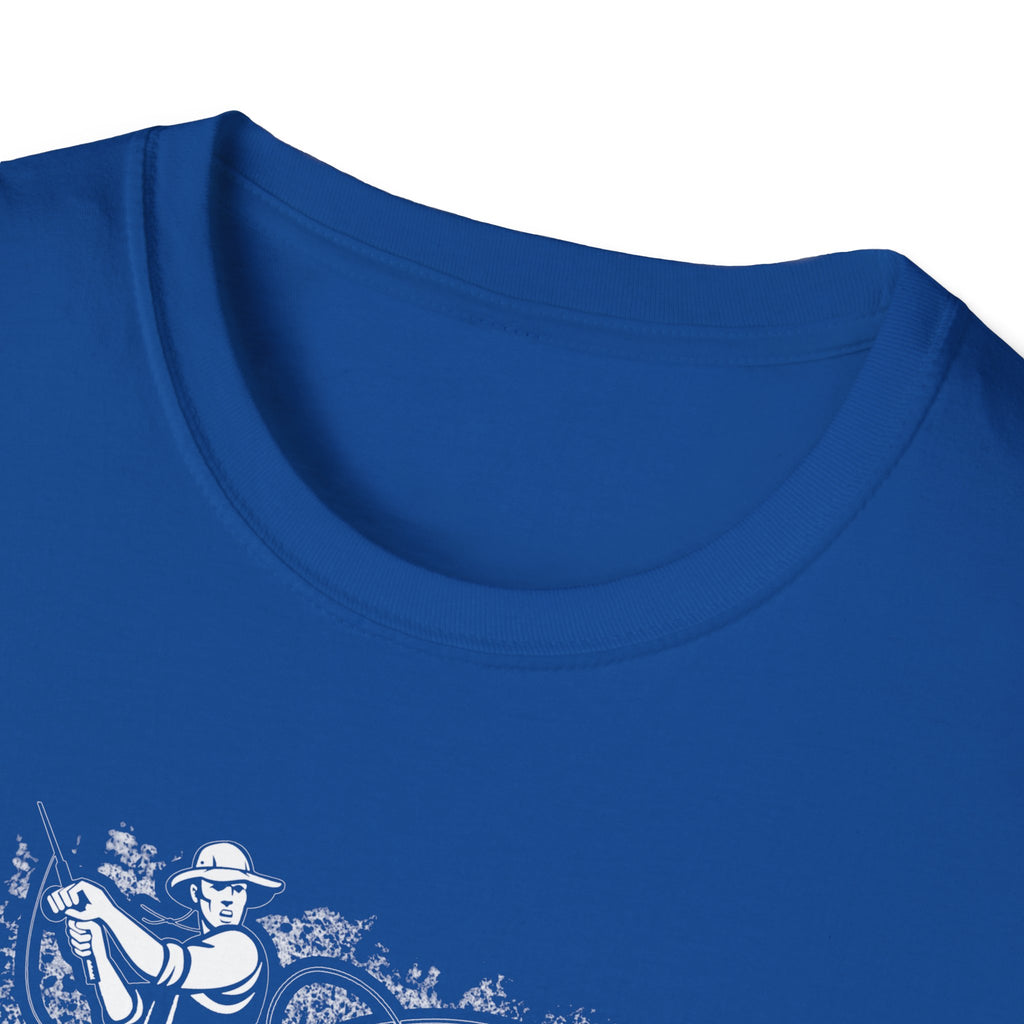 Funny Fishing Career Unisex Softstyle T-Shirt - Perfect for Outdoor Enthusiasts