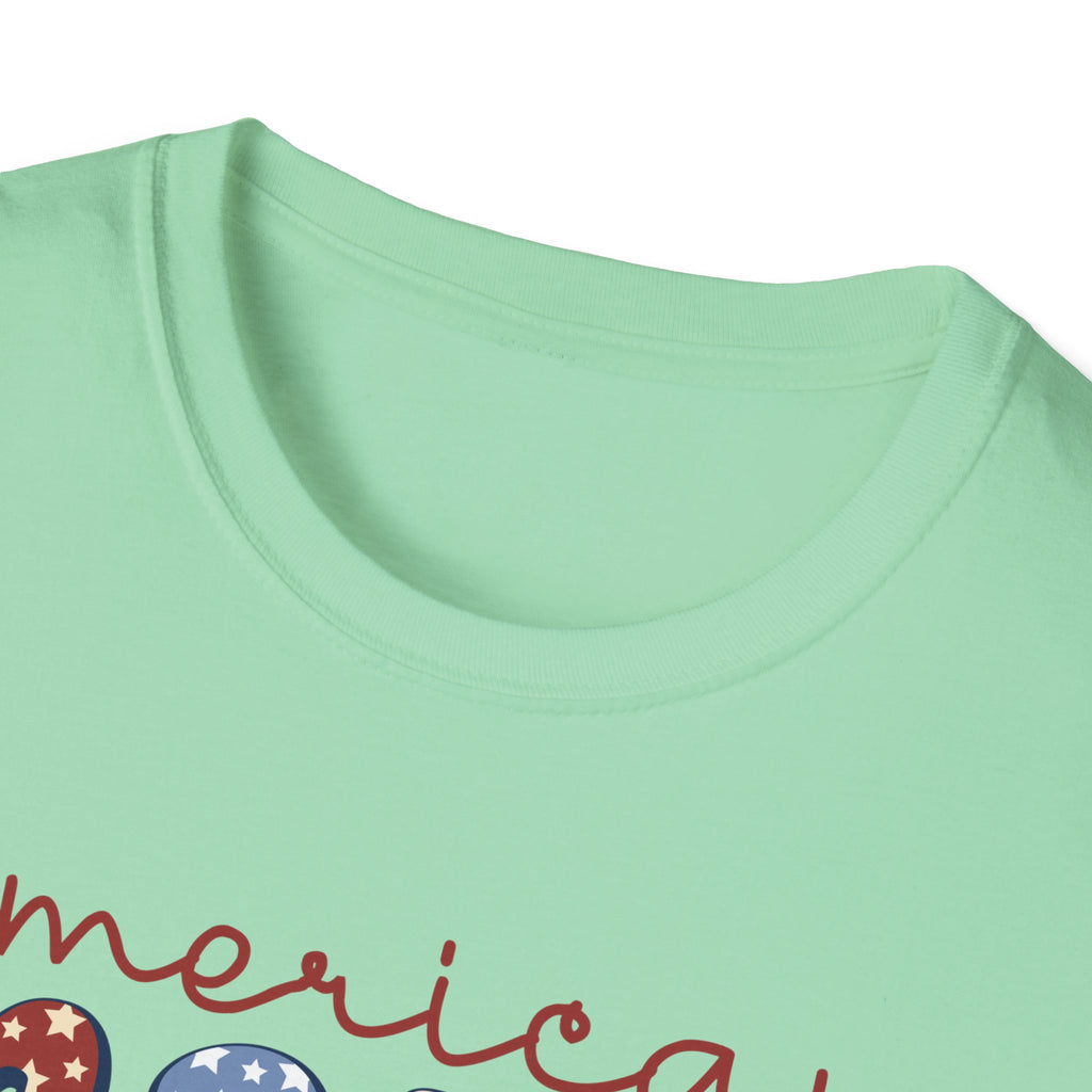 American Mama Patriotic T-Shirt, Casual Tee, Unisex T-Shirt