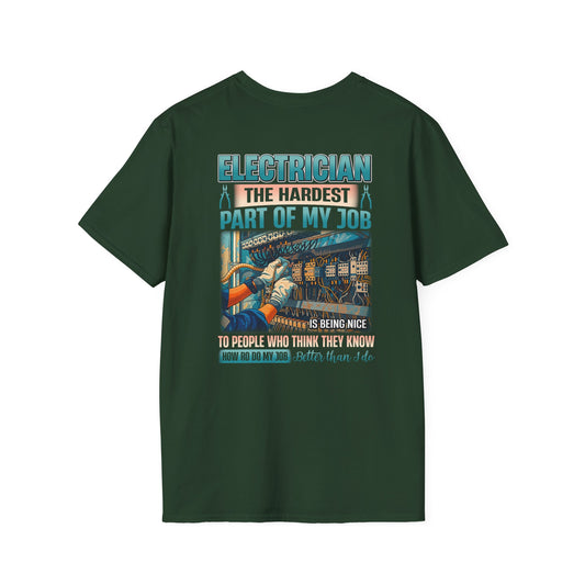 Electrician Humor T-Shirt | Gifts for Electricians | Job Appreciation Tee | Fun Work Shirt | Birthday or Holiday Gift